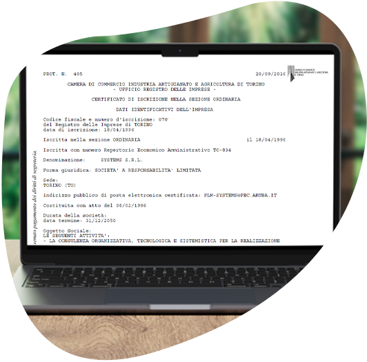 certificato camerale